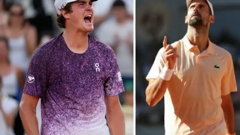 João Fonseca x Djokovic: confira horário da partida do brasileiro contra o tricampeão em Roland Garros