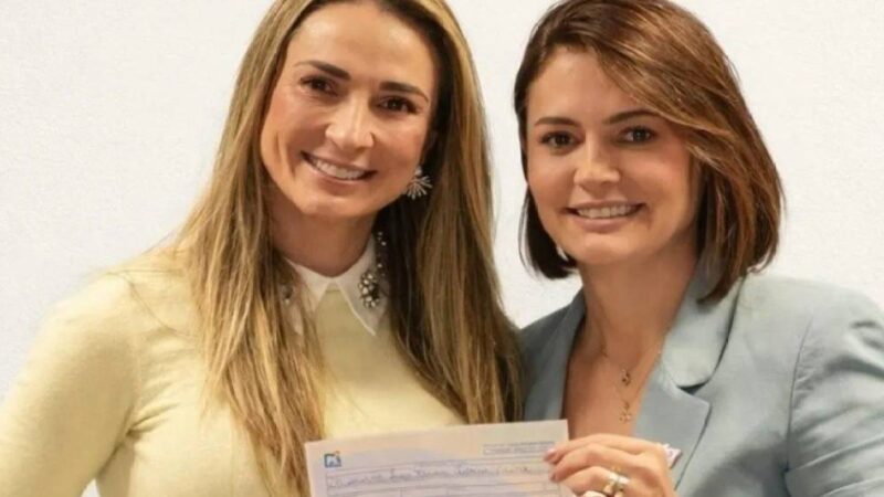 Michelle Bolsonaro pretende alavancar candidaturas femininas no DF