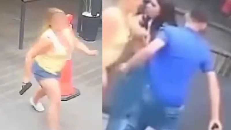Mulher barrada em banheiro tenta atirar contra donos de distribuidora em Goiânia