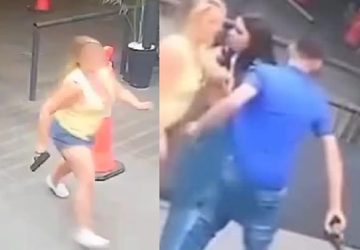 Mulher barrada em banheiro tenta atirar contra donos de distribuidora em Goiânia