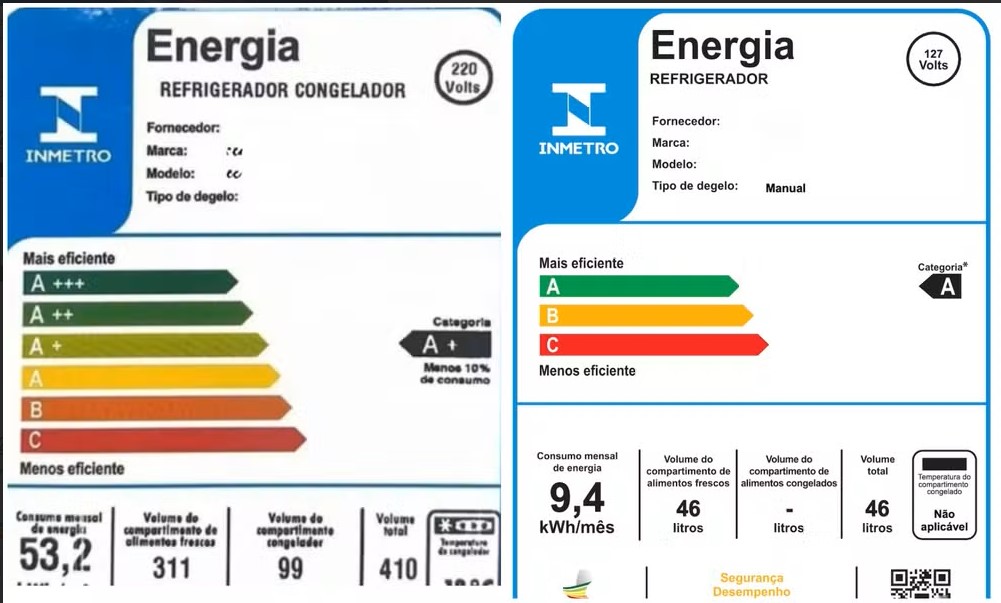 Nova etiqueta de eficiência ajuda na escolha da geladeira