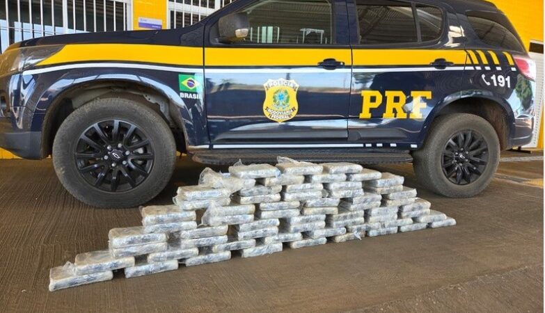 PRF apreende droga em carga de madeira na BR-070 MT