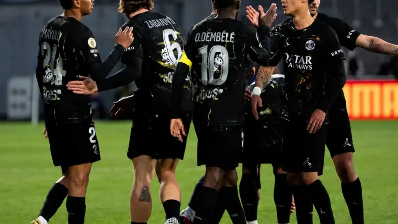 PSG vence confronto direto e conquista pentacampeonato seguido do Campeonato Francês