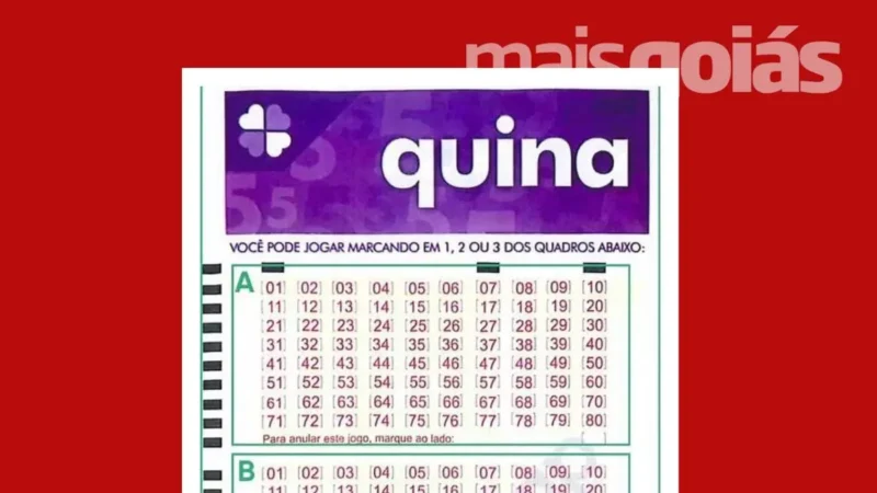 Quina 7036: resultado e prêmios que saíram para Goiás