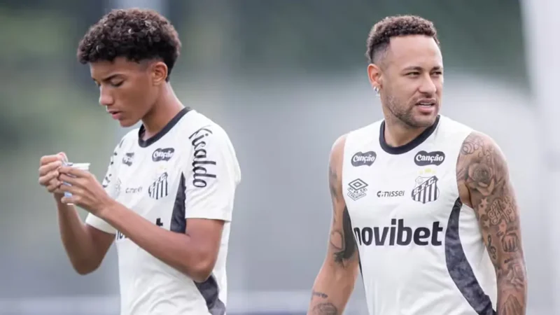 Robinho Jr. notifica Santos após confusão com Neymar e cobra providências do clube