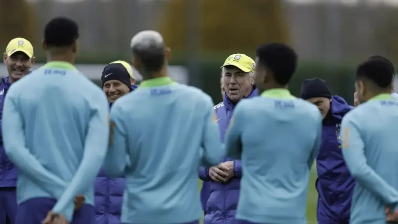 Seleção Brasileira de Ancelotti é a mais velha desde a lista de Dunga em 2010