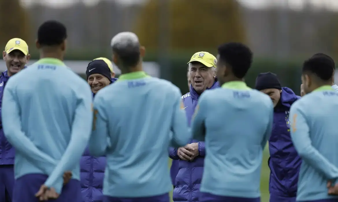 Seleção Brasileira de Ancelotti é a mais velha desde a lista de Dunga em 2010