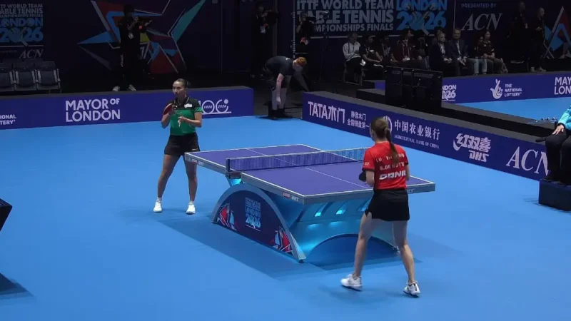 Seleção feminina perde para Luxemburgo e está eliminada do Mundial de Tênis de Mesa por Equipes