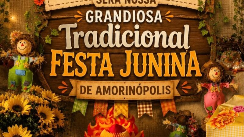 Venha participar da festa junina