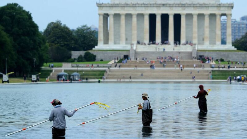 Tinta em reforma de US$ 14 milhões que Trump fez em monumento começa a descascar; veja