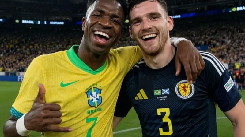 Brasil x Escócia: Rayan será titular