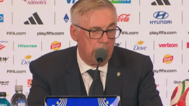‘Calma, muita calma’, diz Ancelotti aos torcedores