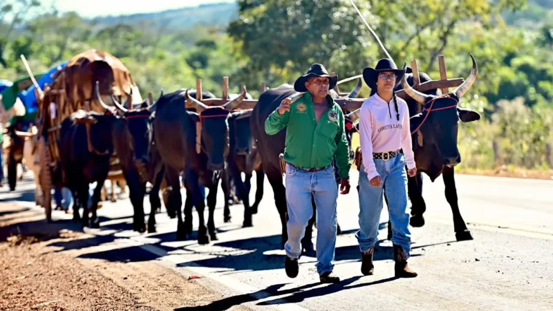 Carreiros de Damolândia iniciam peregrinação para Trindade