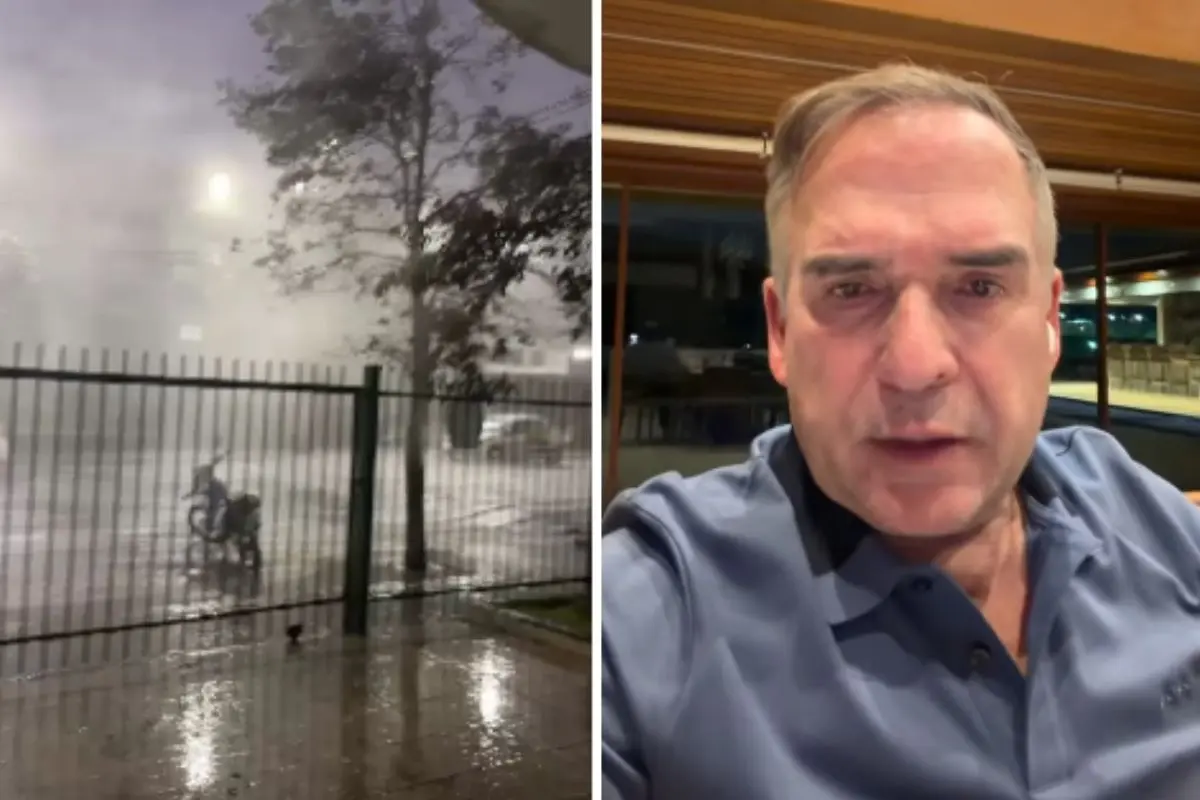 Chuva assusta Goiânia; Mabel pede para que fiquem em casa