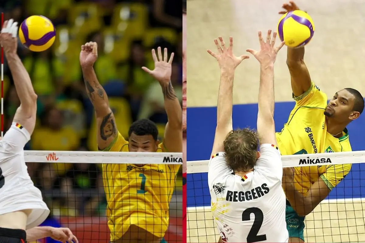 Com mão fechada, Darlan lidera Brasil em vitória no vôlei