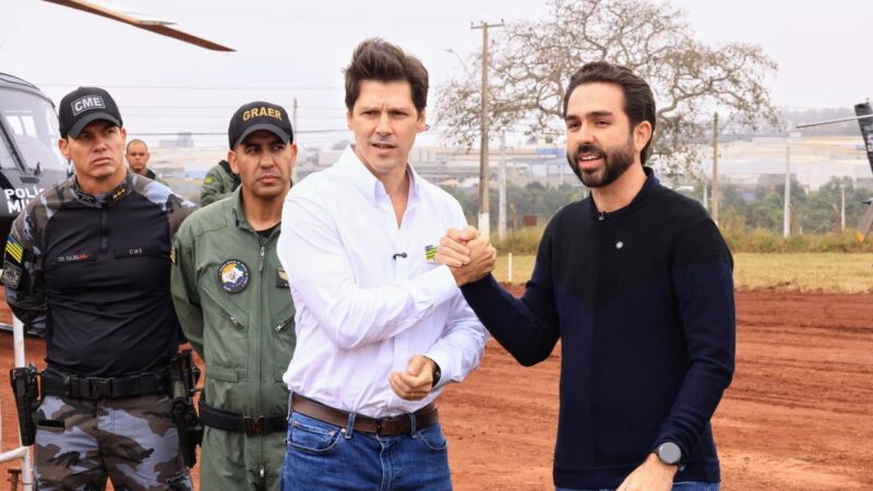 Daniel Vilela anuncia construção de base aérea da PM em Rio Verde