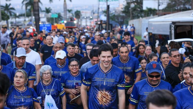 Daniel Vilela vistoria apoio aos romeiros em Trindade