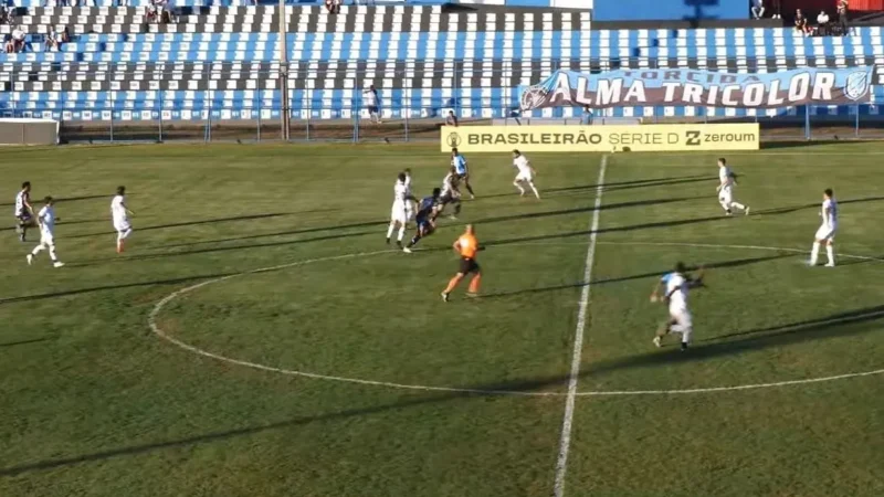 Eliminada! Aparecidense é goleada pelo Capital e dá adeus à Série D