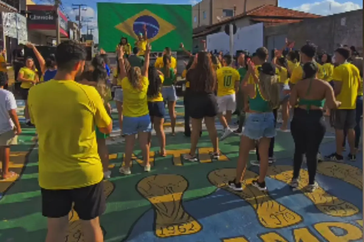 Em Aparecida, rua no Garavelo terá festa para Brasil x Egito