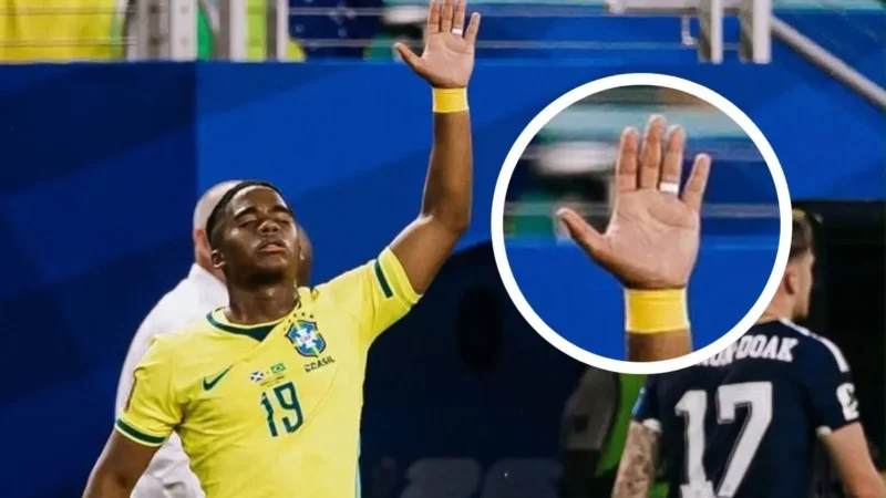 Endrick é elogiado por não tirar aliança nos jogos