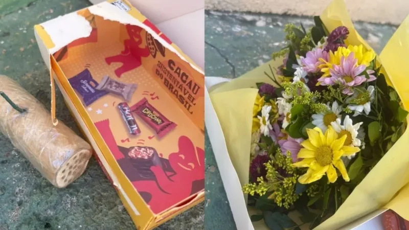 Filha de presidente do Ceará recebe chocolate com bomba