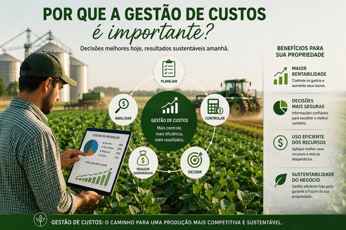 Gestão de custos agropecuários – Oeste Goiano
