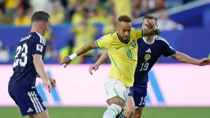 Goiano diz que Neymar teve atuação “apagada” contra a Escócia