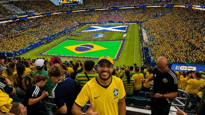 Goiano se planejou por cinco anos para assistir a Copa do Mundo