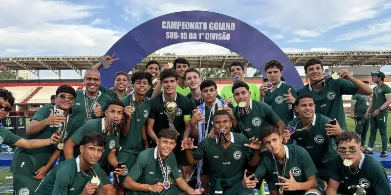 Goiás vence o Atlético no e conquista o título do Goianão sub-15