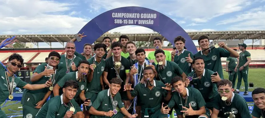 Goiás vence o Atlético no e conquista o título do Goianão sub-15