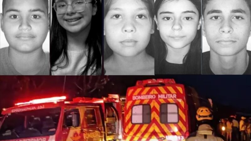 Identificadas crianças vítimas de acidente com van escolar