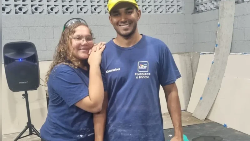 Jovem de Trindade com autismo se encontra na construção civil