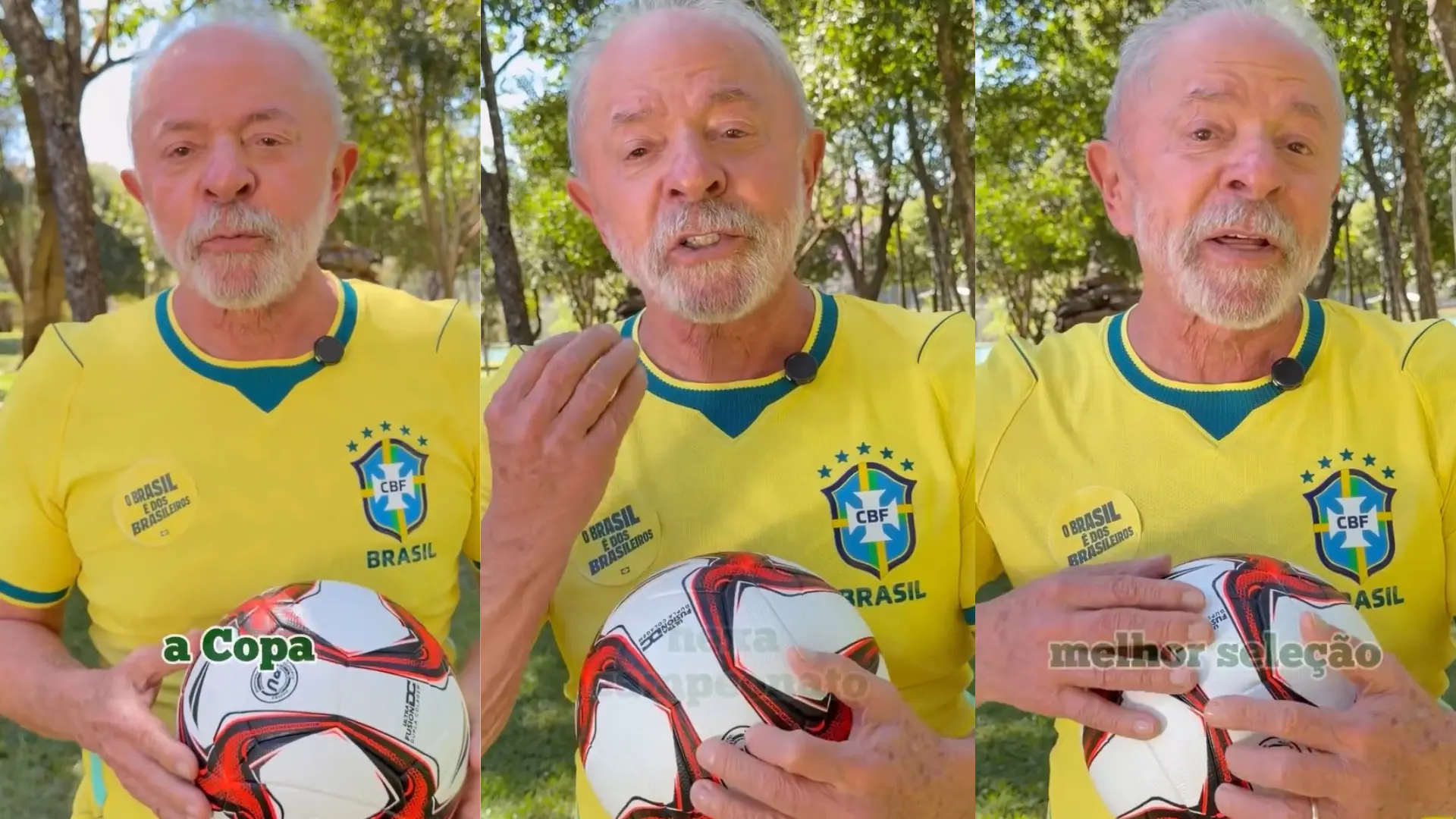 Lula manda recado para Ancelotti e seleção: “Joguem com alma”