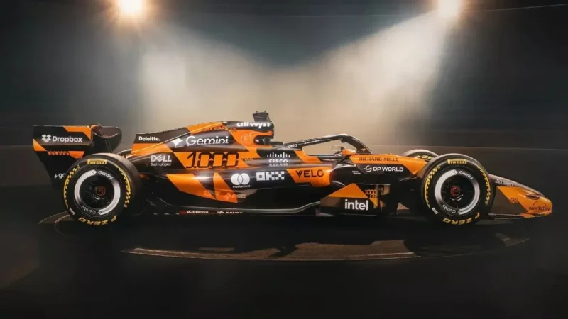 McLaren prepara pintura especial em homenagem ao milésimo GP na Fórmula 1