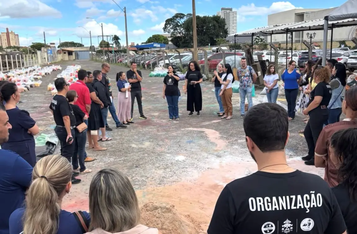 Mil voluntários iniciam montagem do tapete de Corpus Christi nesta quarta-feira, em Goiânia