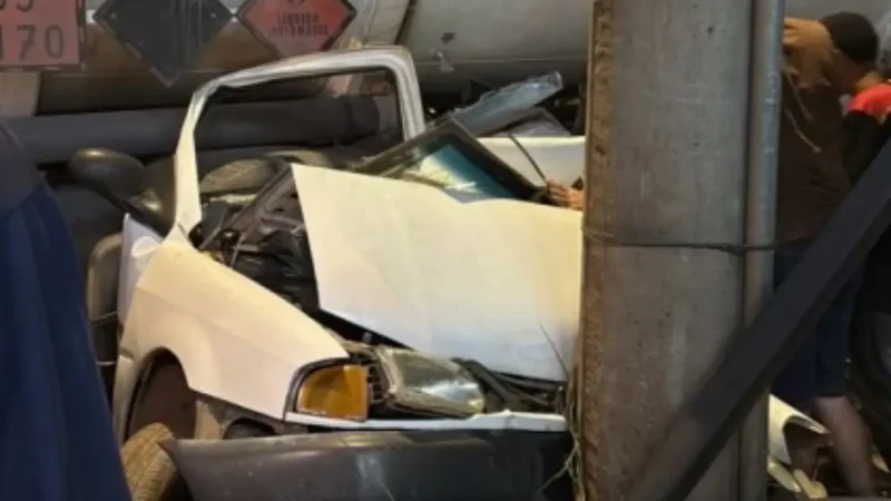 Motorista morre após colisão com carreta no Anel Viário; vídeo