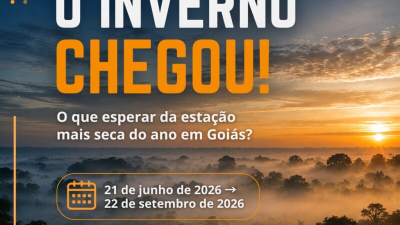 O INVERNO CHEGOU EM GOIÁS!