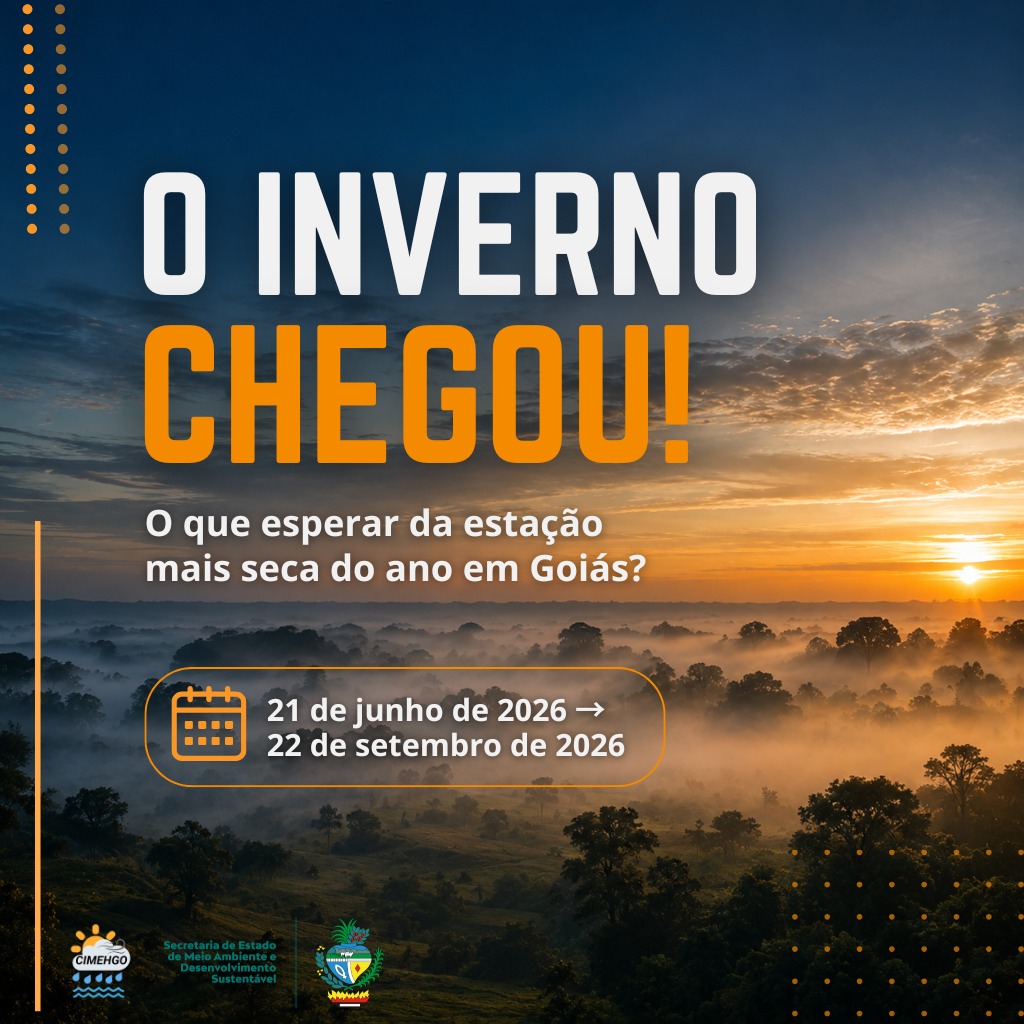 O INVERNO CHEGOU EM GOIÁS!
