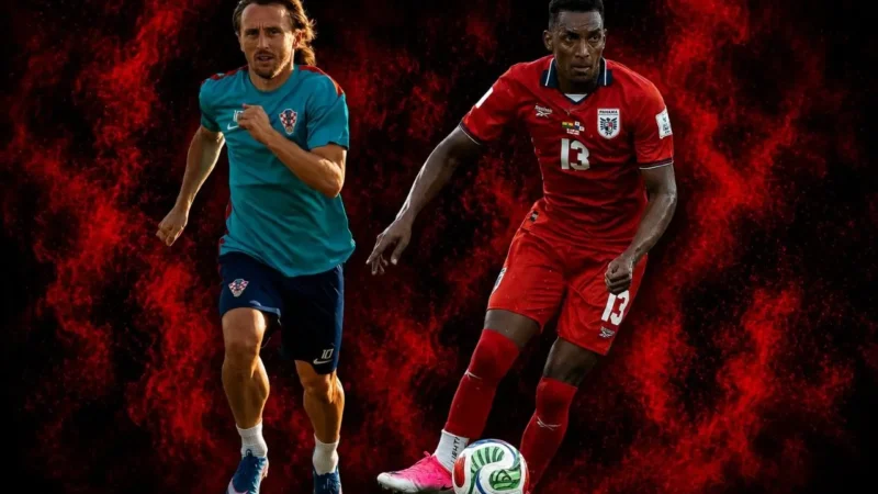 Panamá x Croácia; com Modric em campo, veja as escalações
