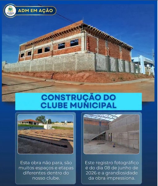 Prefeito destaca avanço de obra de lazer em Ivolândia