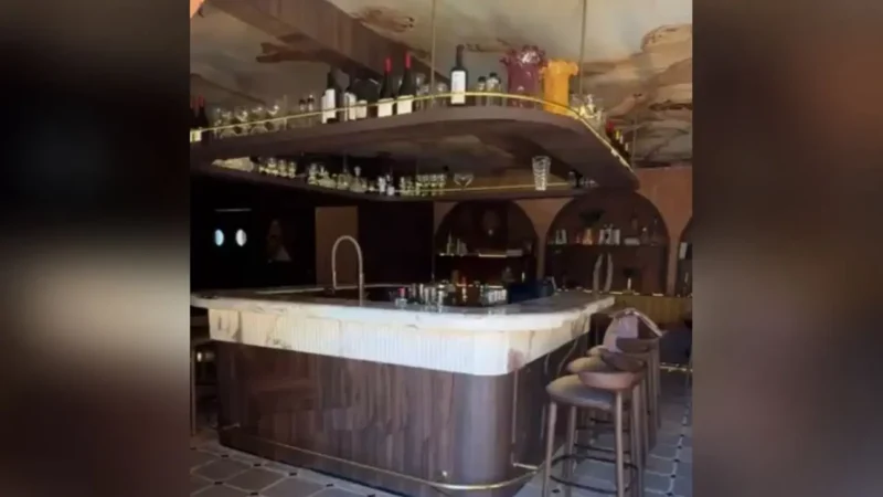 Restaurante da CasaCor Goiás tem teto inspirado em palácio de Florença; vídeo