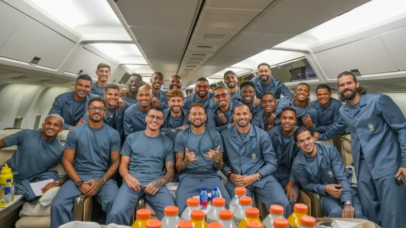 Rumo à Copa do Mundo! Seleção Brasileira embarca para os Estados Unidos