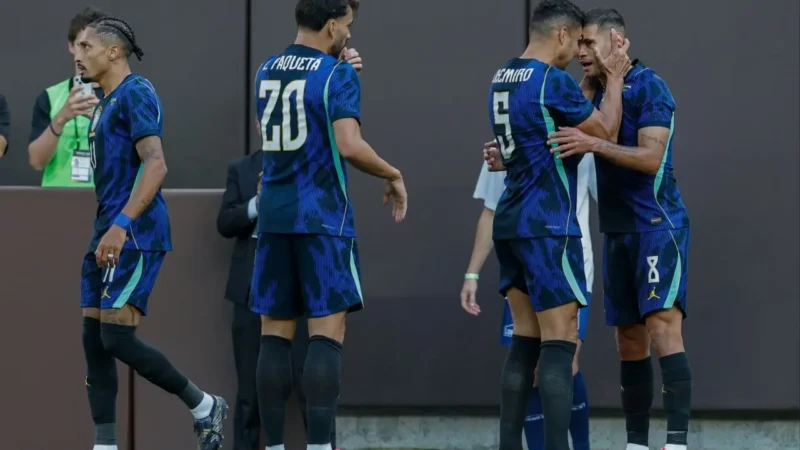 Seleção brasileira derrota Egito no último amistoso antes da estreia da Copa do Mundo