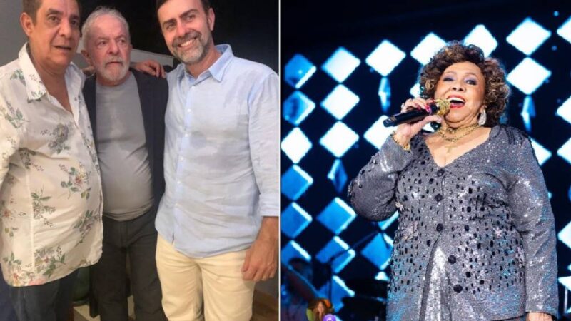 Alcione volta ao Maracanã e não desafina na presença de Lula