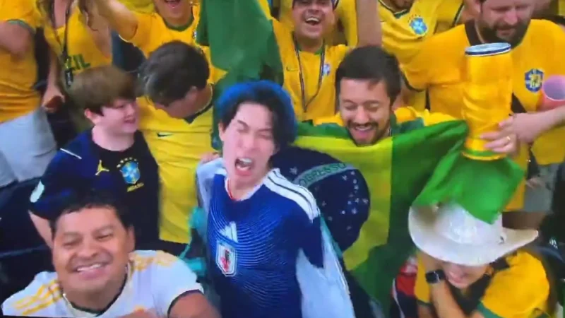 Torcedor japonês tem ataque de raiva após vitória do Brasil; veja