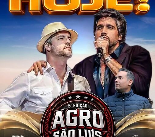 Victor & Léo são atração principal da Agro São Luís, hoje!