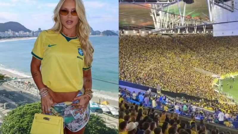 Vini Jr é ovacionado no Maracanã e Virginia, xingada: veja vídeo