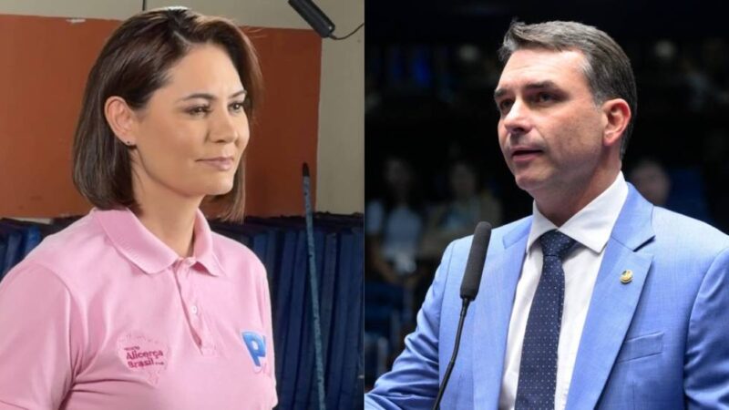 Flávio Bolsonaro nega que tenha humilhado Michelle; veja resposta completa