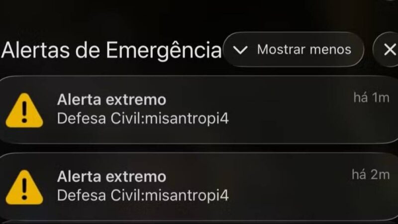 ‘Misantropia’: o bizarro alerta da Defesa Civil que pode indicar ataque hacker