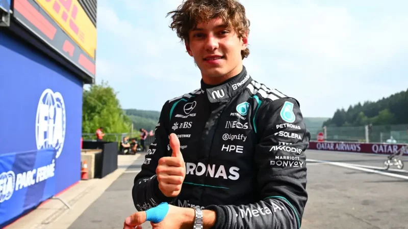 Antonelli crava pole position no GP da Bélgica